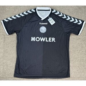 Hummel‎ Howler Play Dry Stay Authentic Mexico Red Card Soccer Jersey Size XL